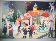 Calendrier de l'avent dessiné abbaye de Rieunette